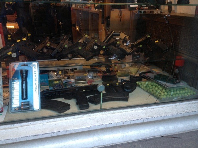 Someone Tried to Rob the Gun Shop