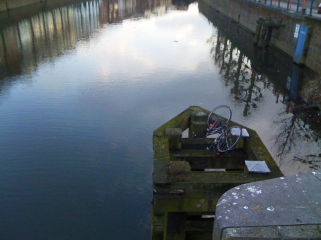 Strange Place for a Bike
